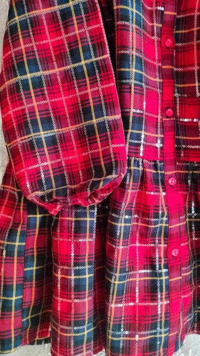 Reserved 146 sukienka w kratkę