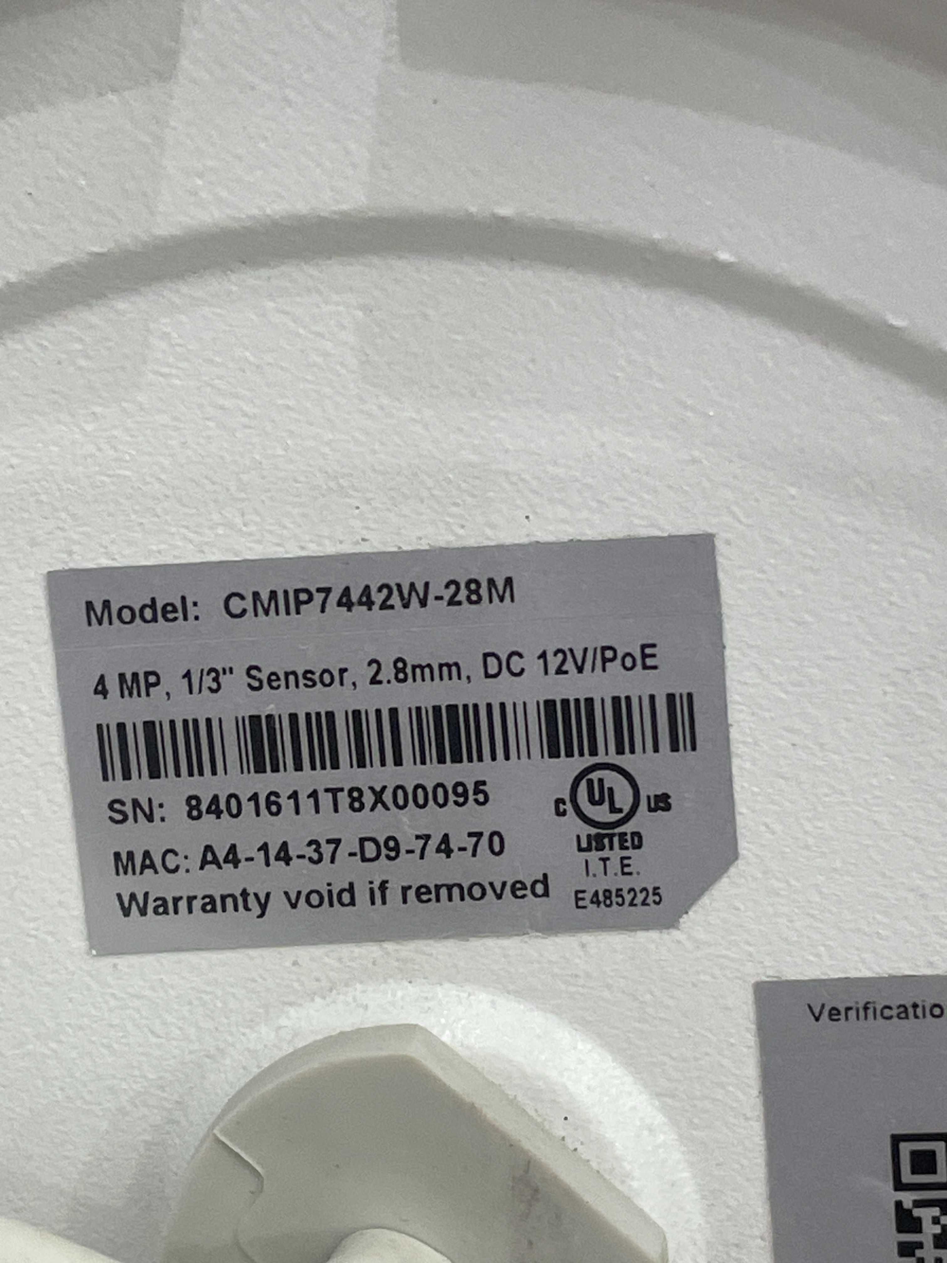 IP камера LTC 5MP ONVIF 2560x1920P USA Hikvision, Dahua