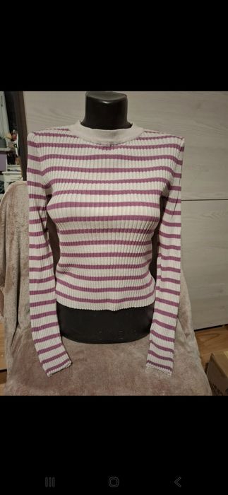 Bluzka paski prążkowana Reserved M