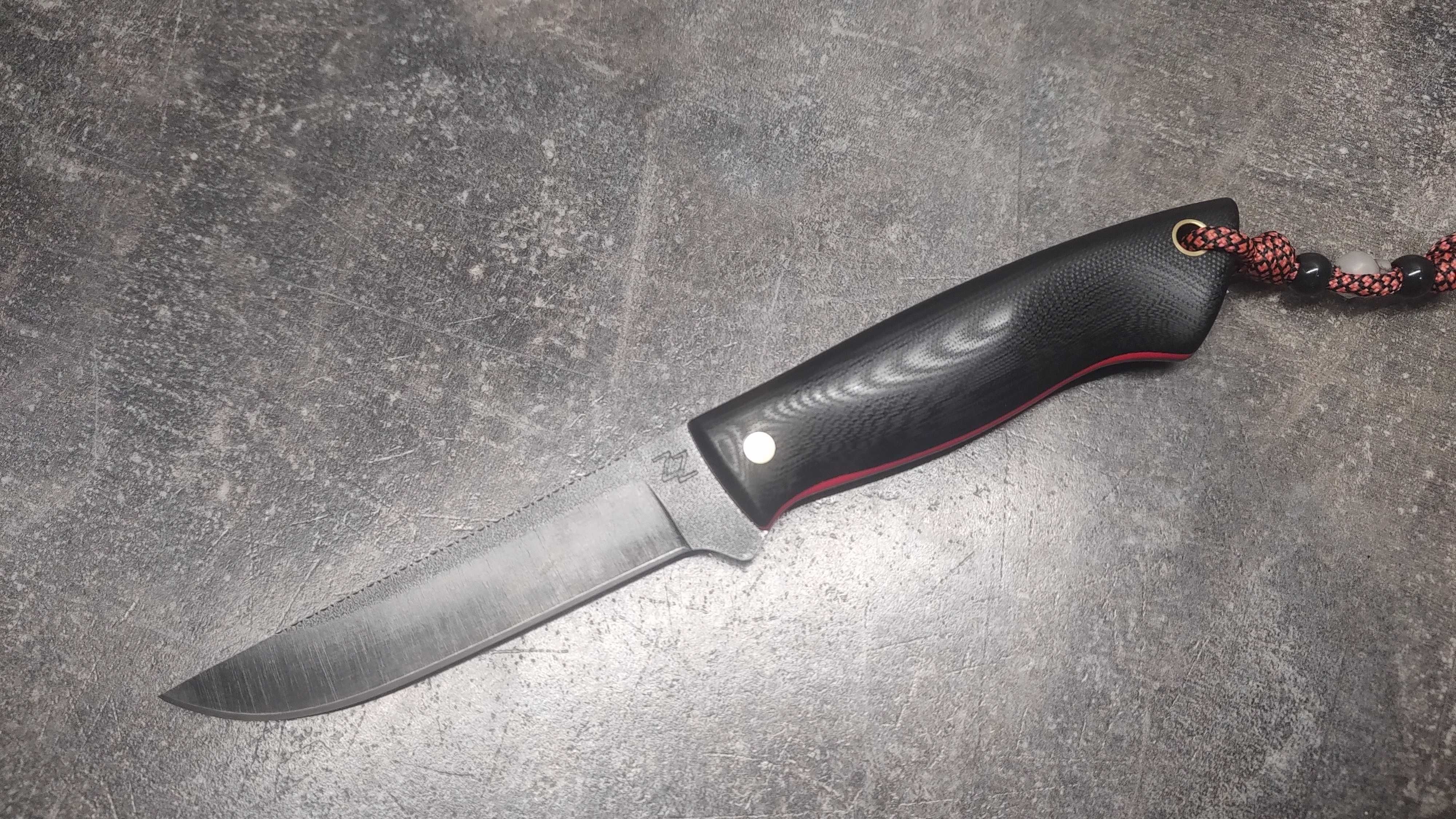 Nóż ZZ CUSTOM KNIVES, CAMPER, Apex Ultra 63HRC, G10, Kydex