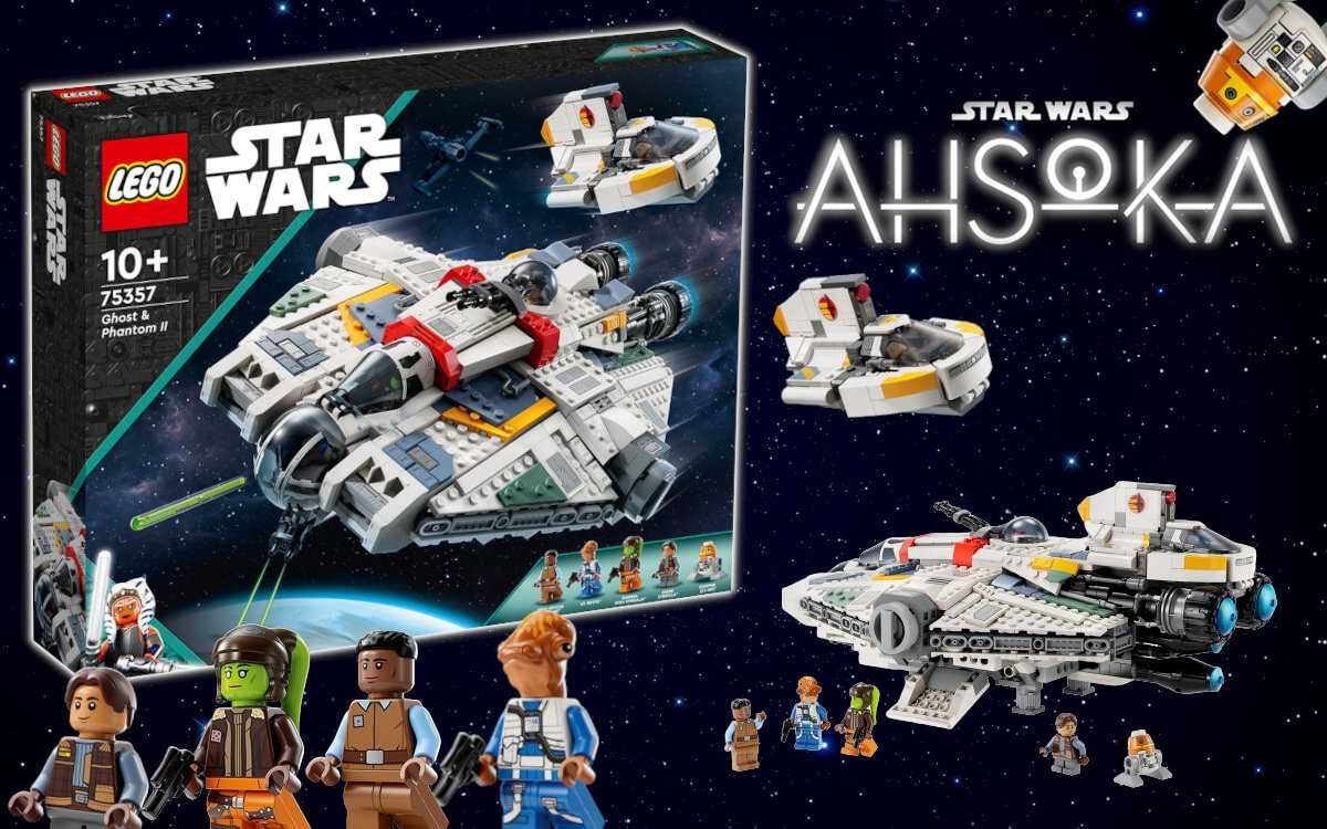 Конструктор LEGO Star Wars 75357 Призрак та Фантом II (1394 Деталі)