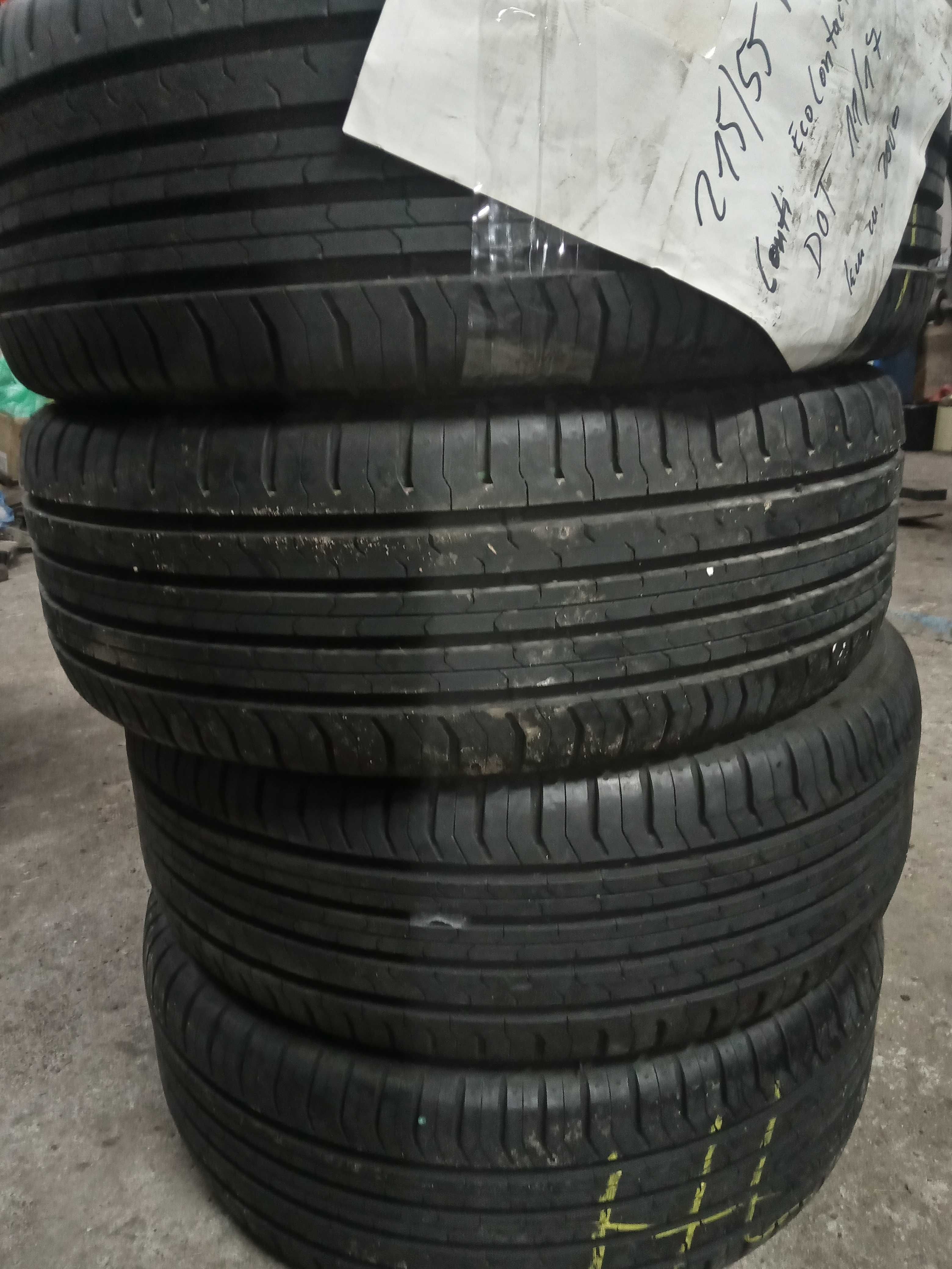 Opony Lato Continental 215/55R17 4szt. 100%bieznika dot(0918)