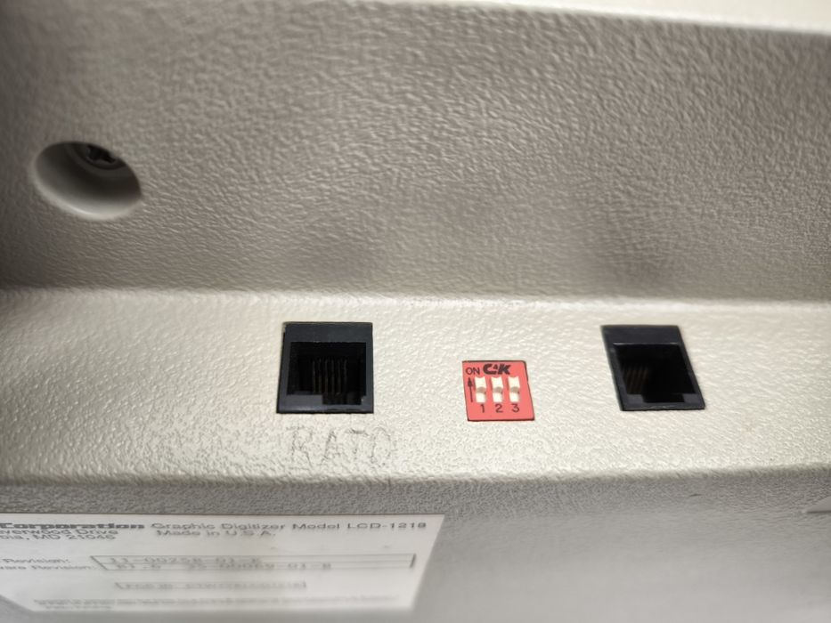 Mesa Digitalizadora GTCO Sketch Master.