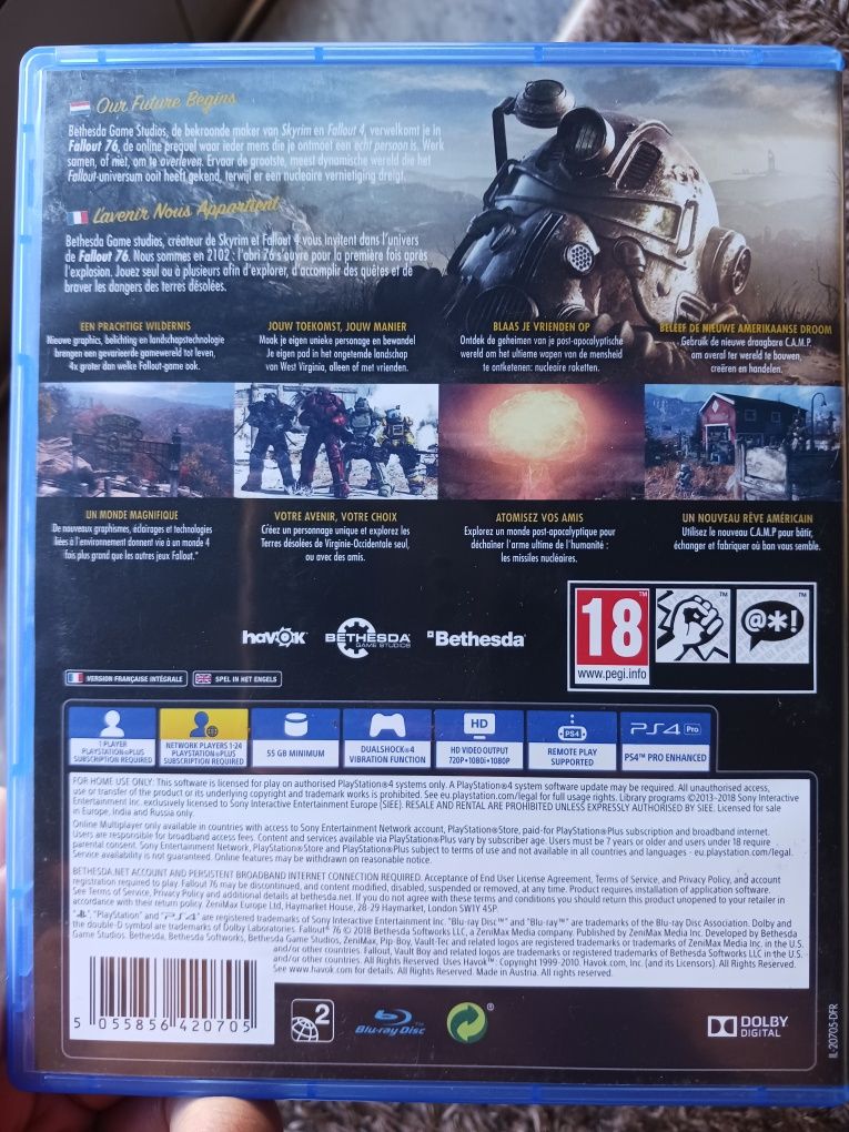 Jogo para PS4 fallout 76