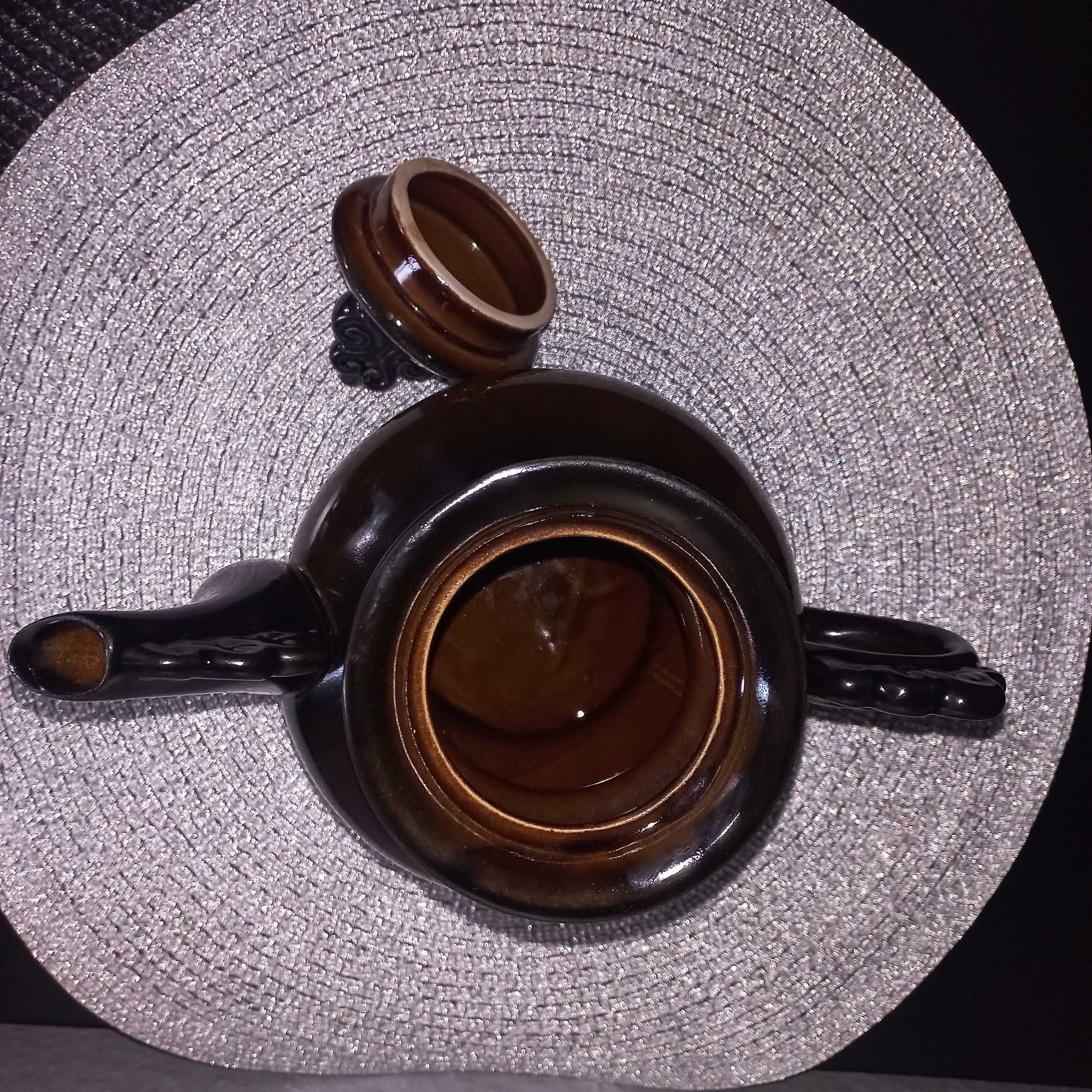 Заварочный чайник глазурованная керамика 1 литр