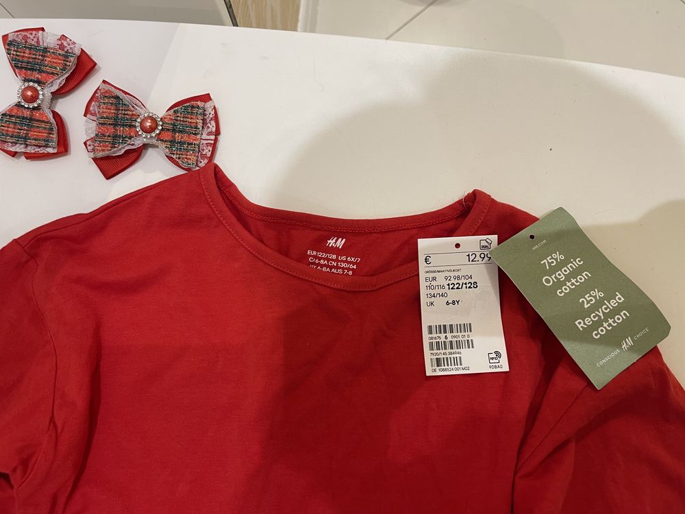 Плаття H&M органік коттон 122/128