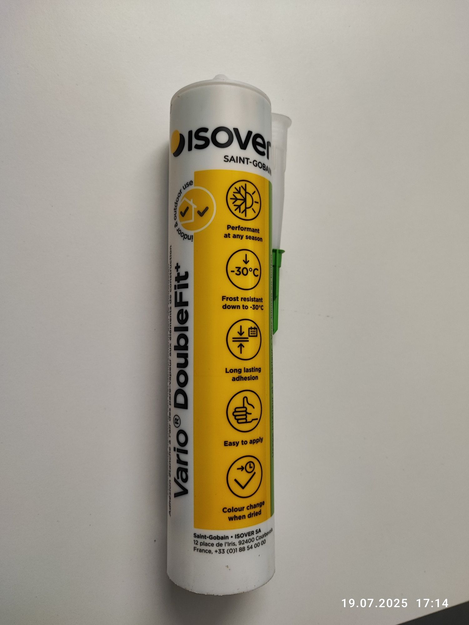 Uszczelniacz Klej do Folii ISOVER Vario DoubleFit+ 310ml