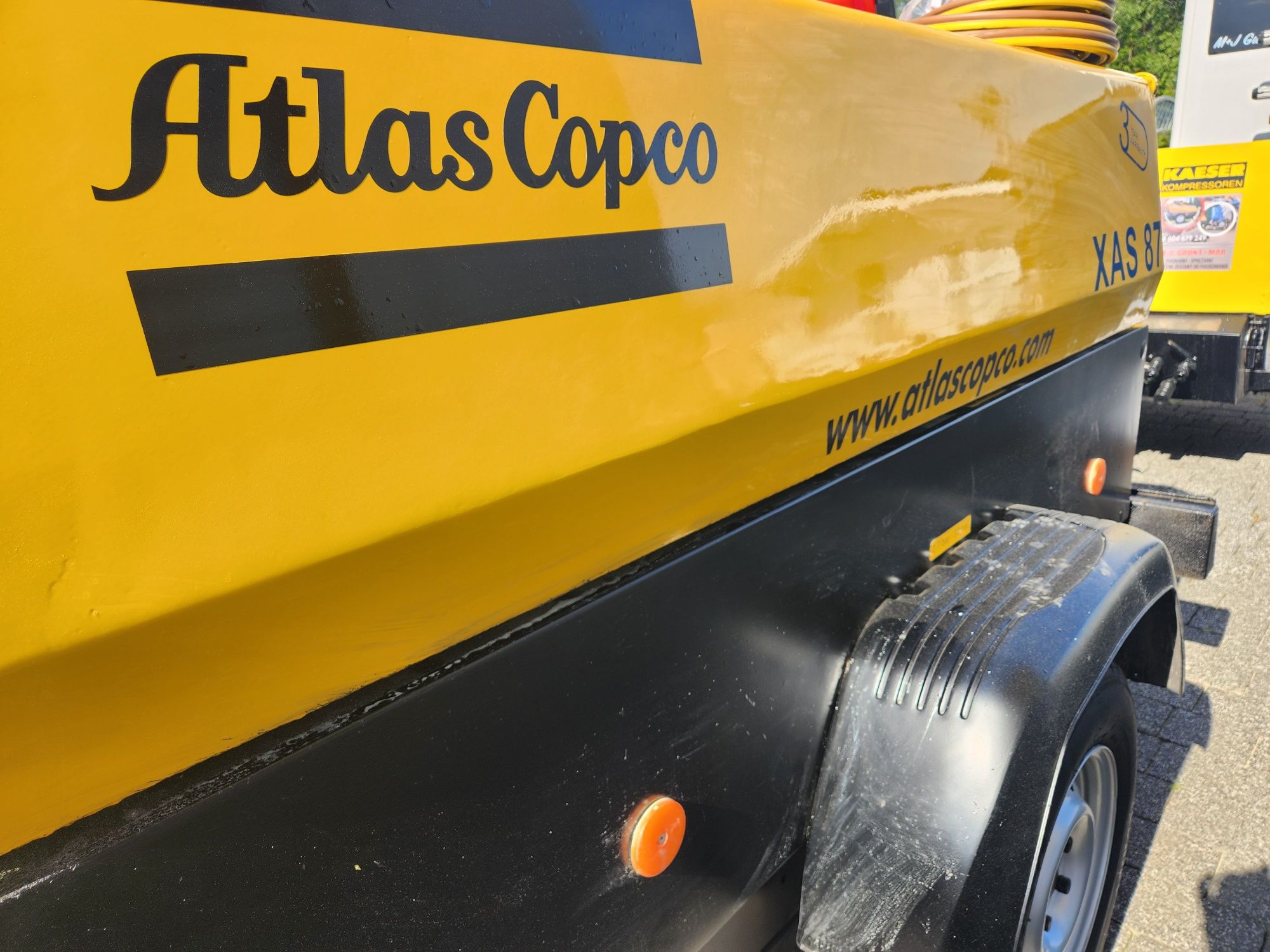 Zestaw do piaskowania Atlas Copco XAS 87 +Nowa Fabrycznie Piaskarka