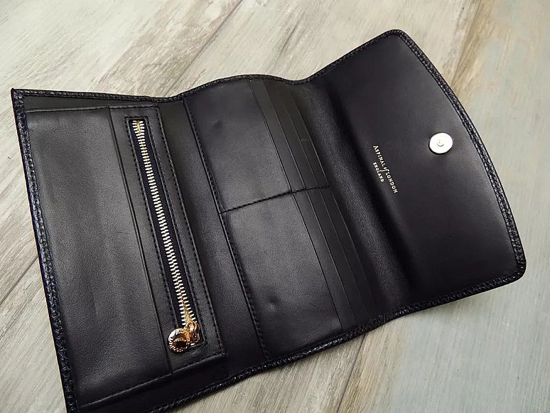 Aspinal Of London Wallet Premium Leather Portfel Skórzany