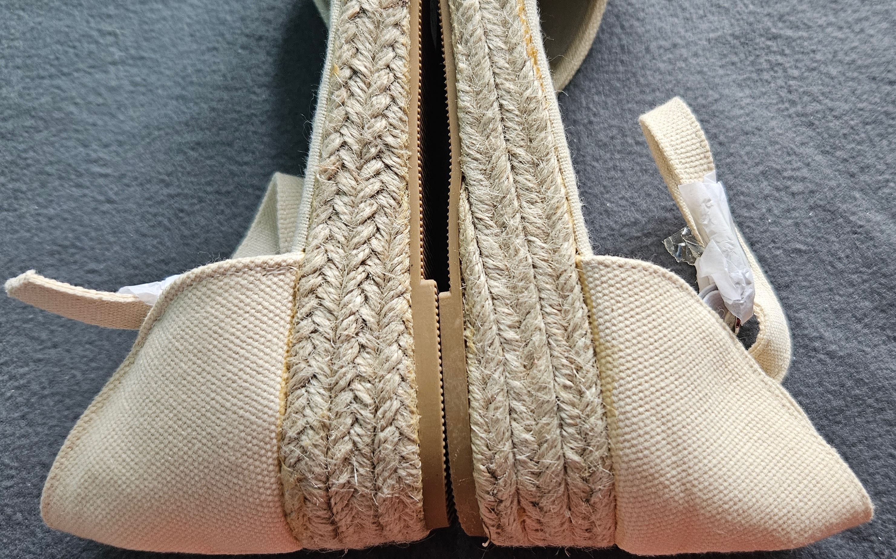 Espadryle beżowe 39