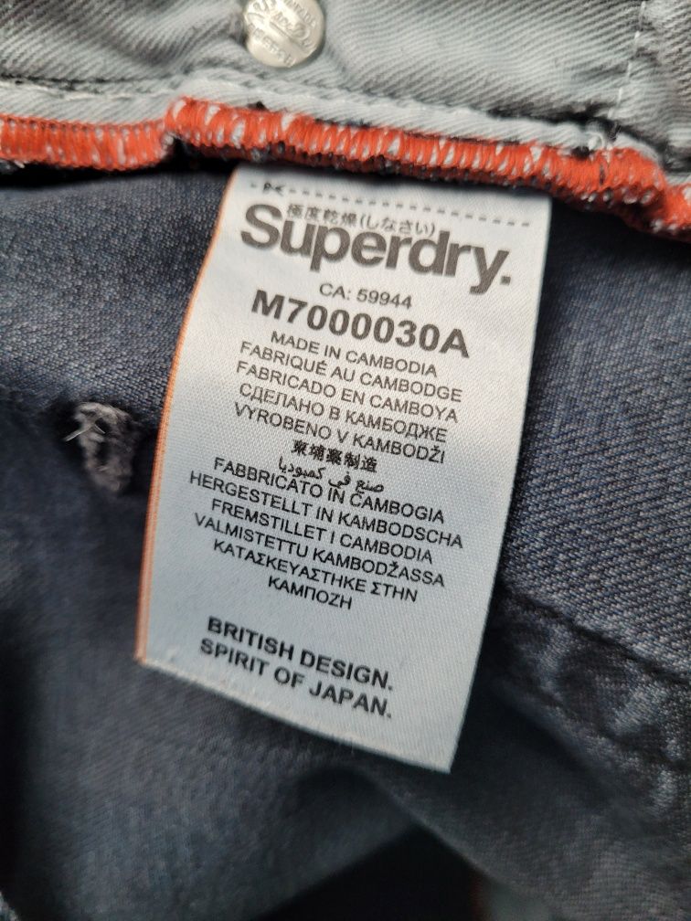 Spodnie jeans Superdry