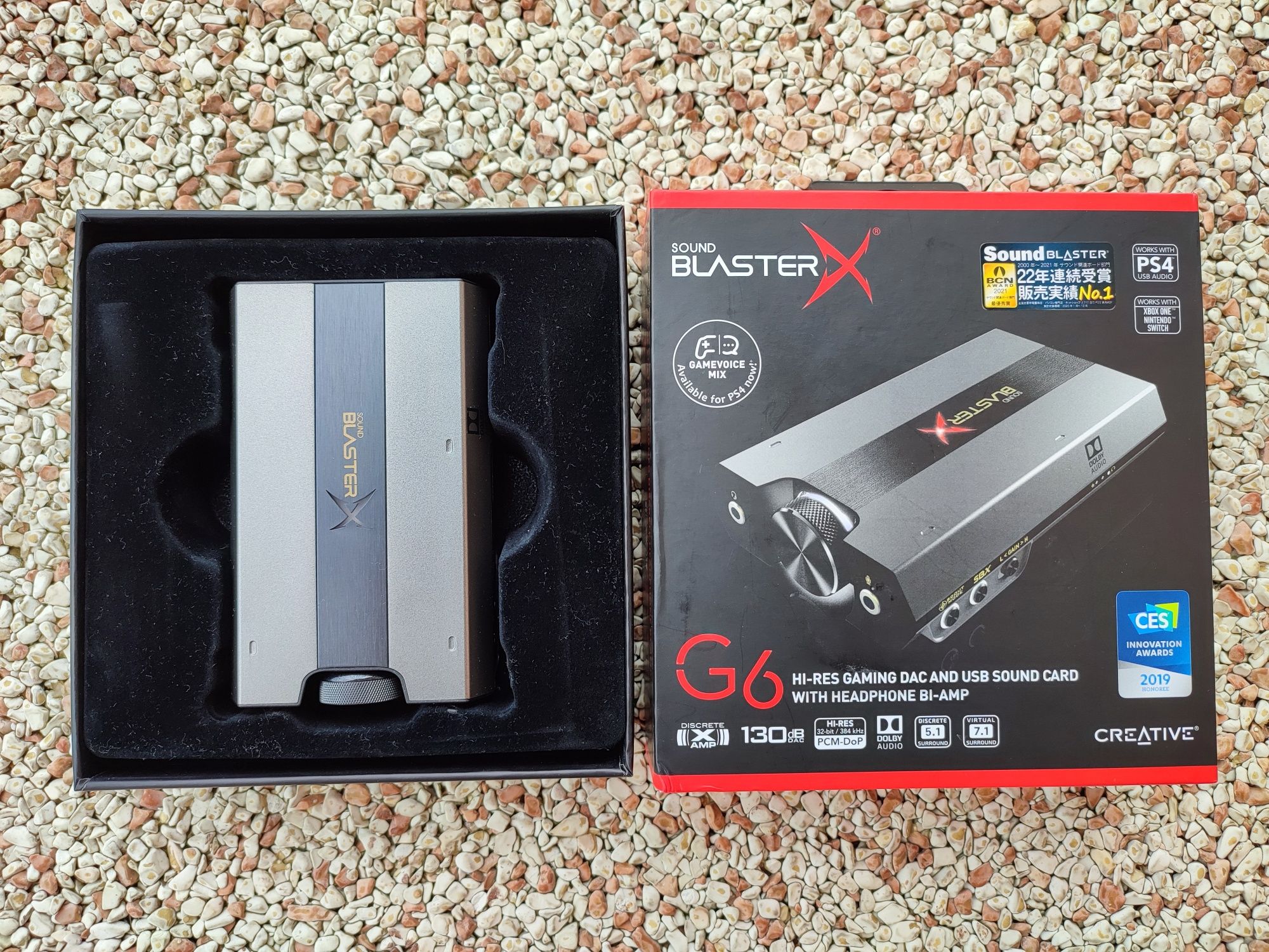 Creative Sound Blaster X G6. Zewnętrzna karta dźwiękowa USB. DAC.