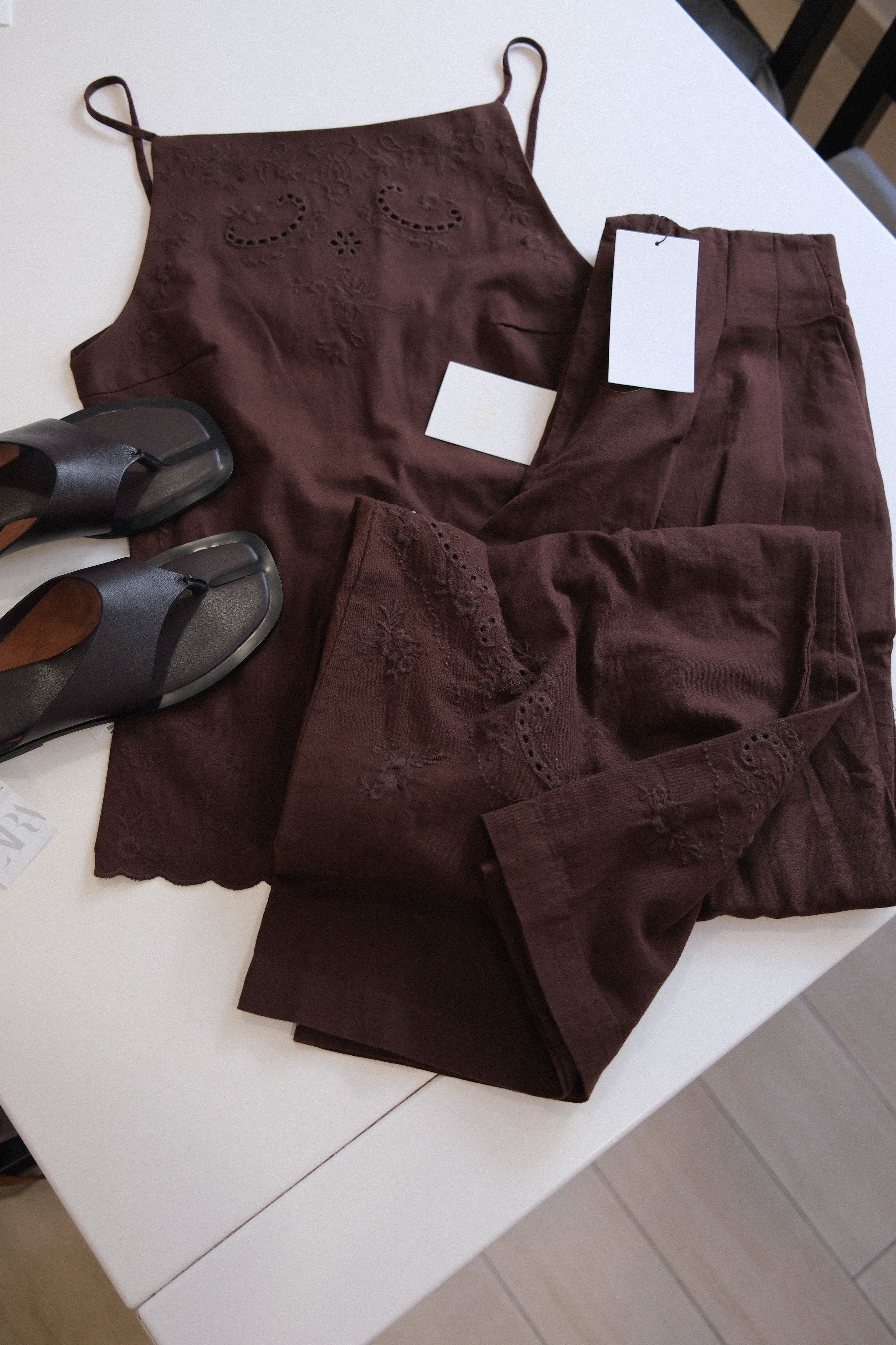 Костюм з льону, лляний Zara, XS