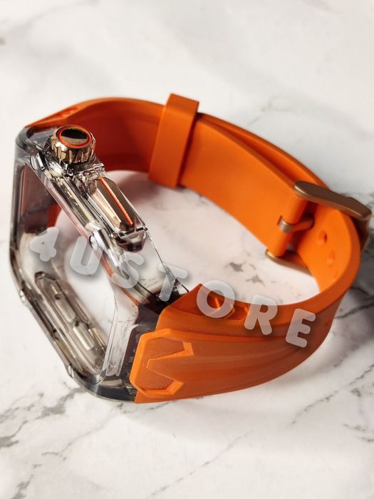 Ремешок бампер Luxury на Apple Watch Series 10 11 46 mm ремінець