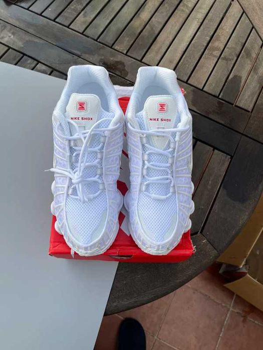 "Buty Trampki" Nike_Shox_TL_White_R.36