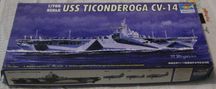 1:700 Trumpeter 05736 model lotniskowca USS Ticonderoga CV-14