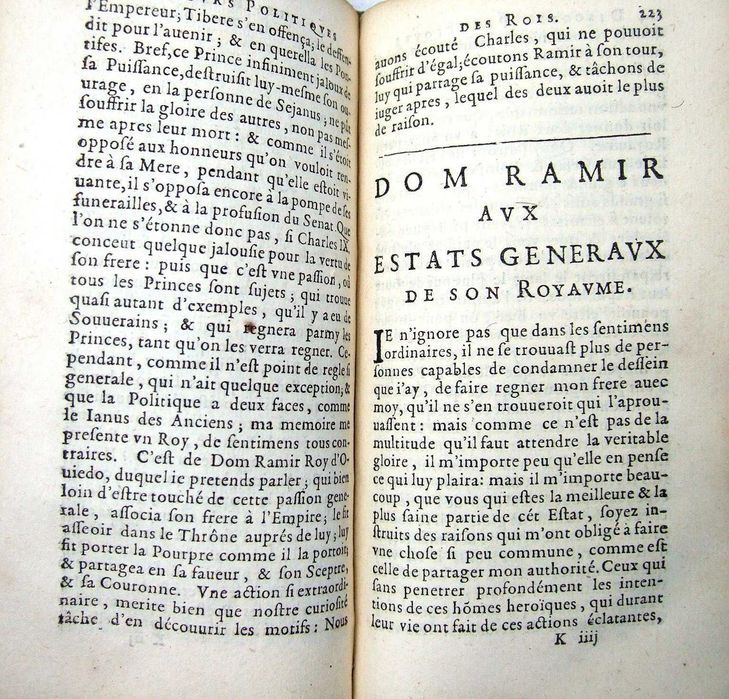 Georges de Scudéry - Discours politiques des rois. 1663.