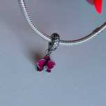 Charms Pandora zawieszka różowa orchidea