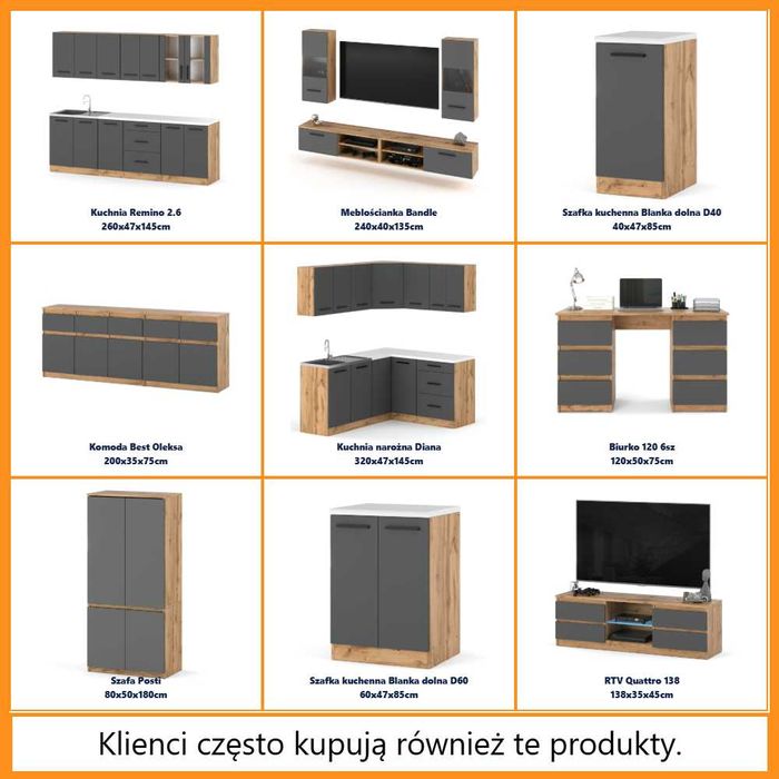 Zestaw Mebli Łazienkowych 120cm Szafka Pod Umywalkę Słupki Lustro Duże
