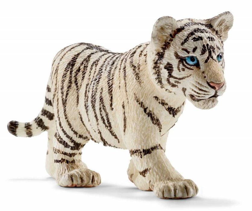 SCHLEICH Nr14732 MAŁY biały tygrys figurka