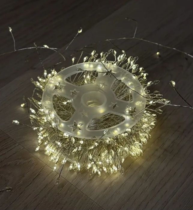 Lampki led 300 9 metrów typu ryż na baterie