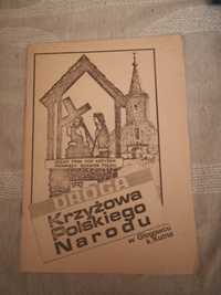 książka" Droga krzyżowa Polskiego Narodu"