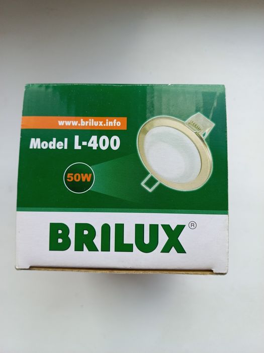 Встраиваемый светильник Brilux, модель L-400, 50W, белого цвета