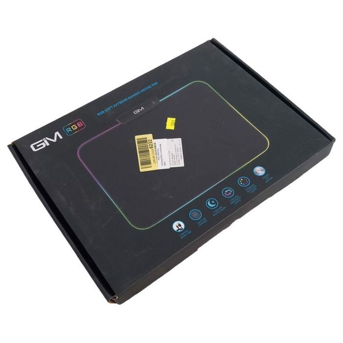 podkładka gamingowa pod mysz rgb led usb 35x25cm