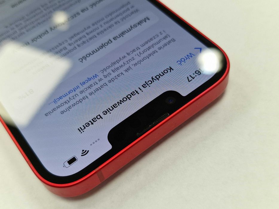 Iphone 14 128GB/ Red/ Czerwony/ Bat 81%/ Grade A + ładowarka