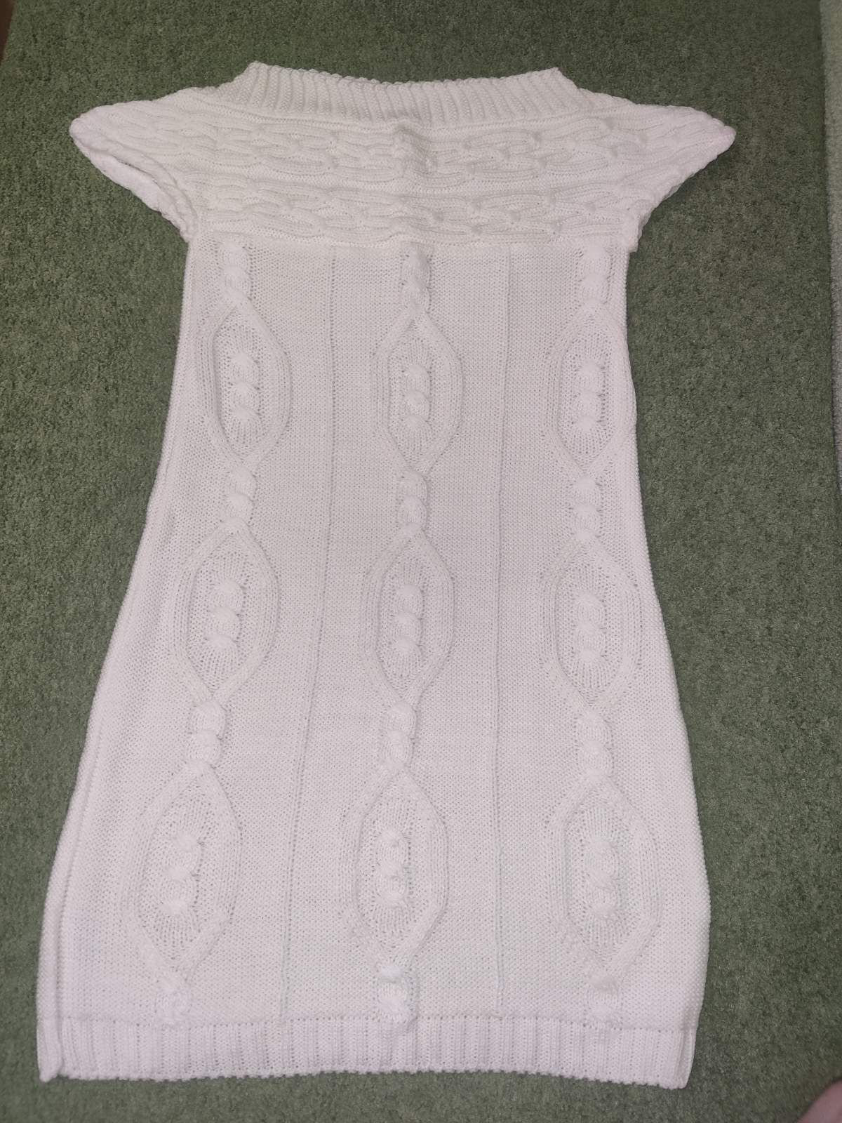 Белое платье туника