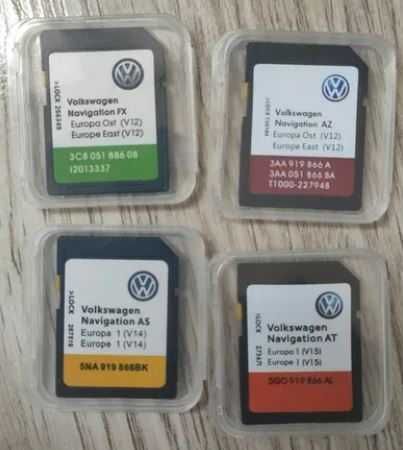 Карти навігації Volkswagen Scoda SEAT