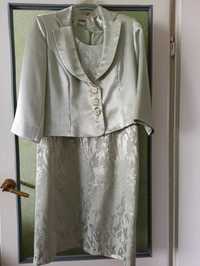 Sukienka z zakietem, seledynowa, roz 44