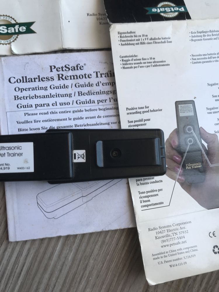 Pet Safe ultrasonic pet trainer