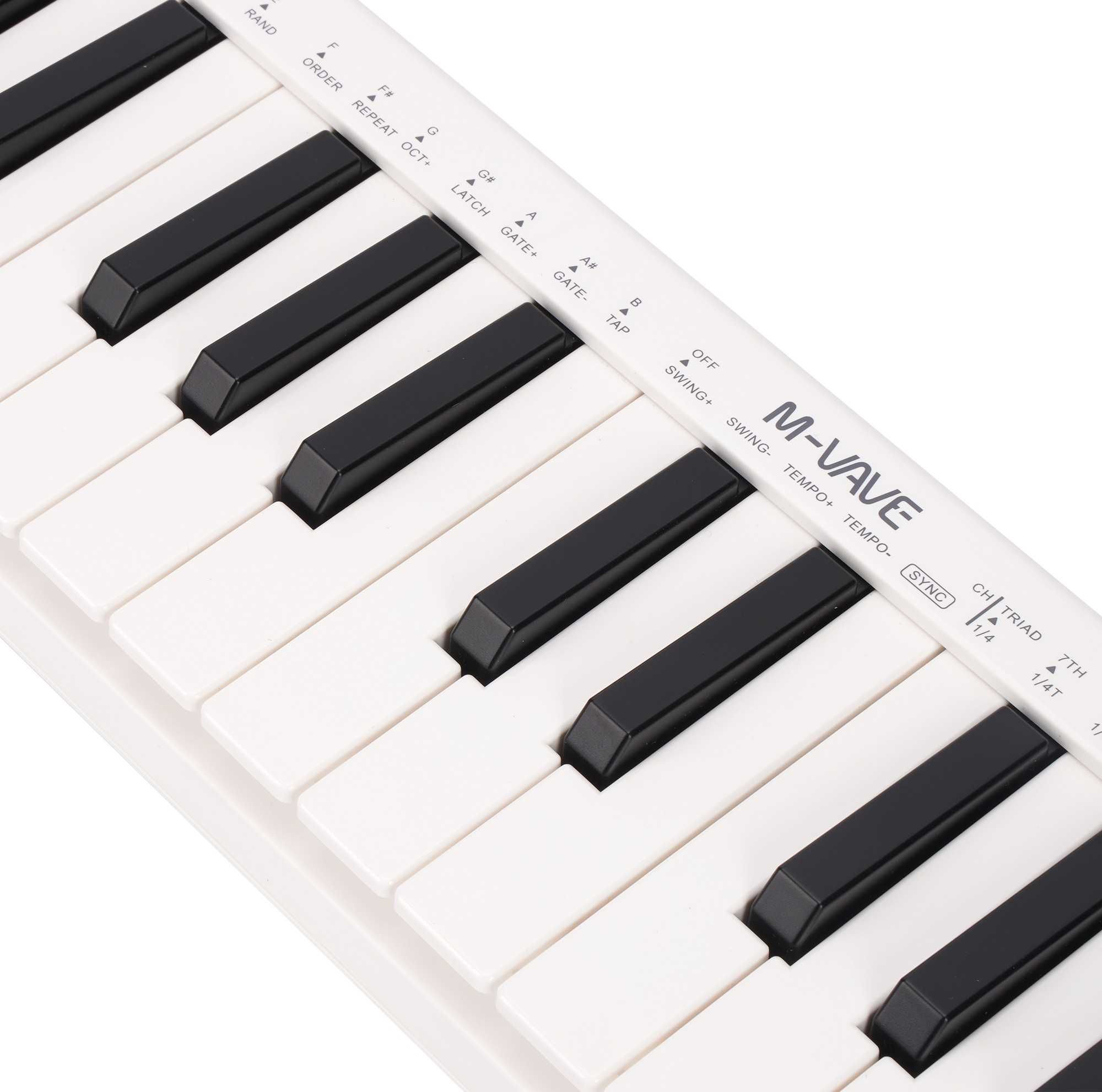 M-VAVE SMK 25 Mini MIDI Keyboard, Bluetooth, встроенный АКБ.