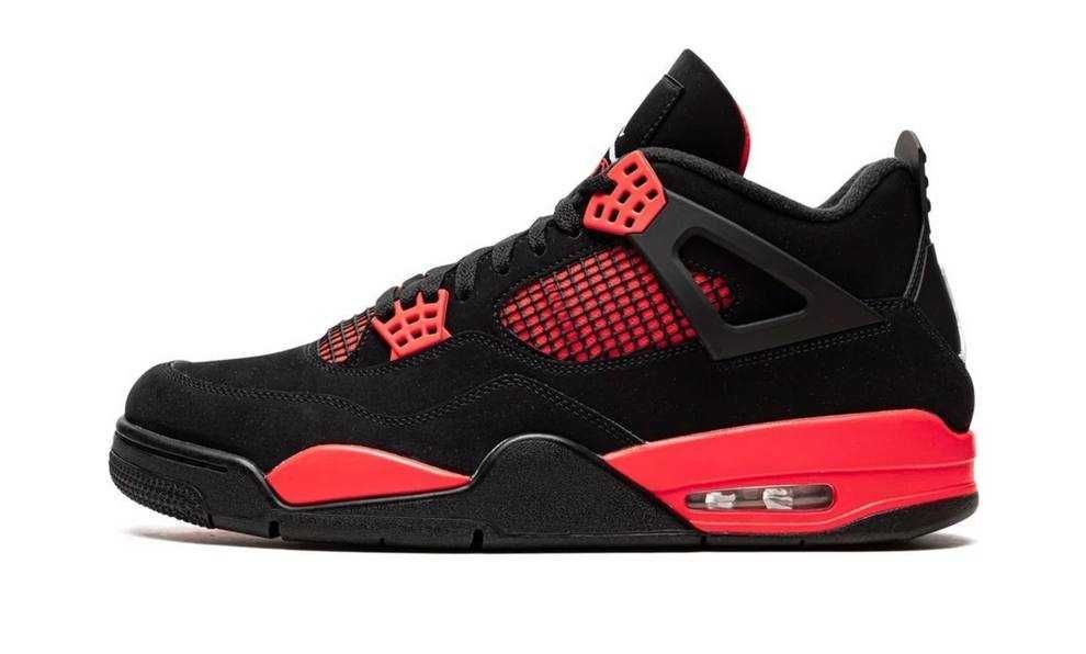 Мужские кроссовки Nike Jordan Retro 4 Сrimson Red Thunder. 40-45