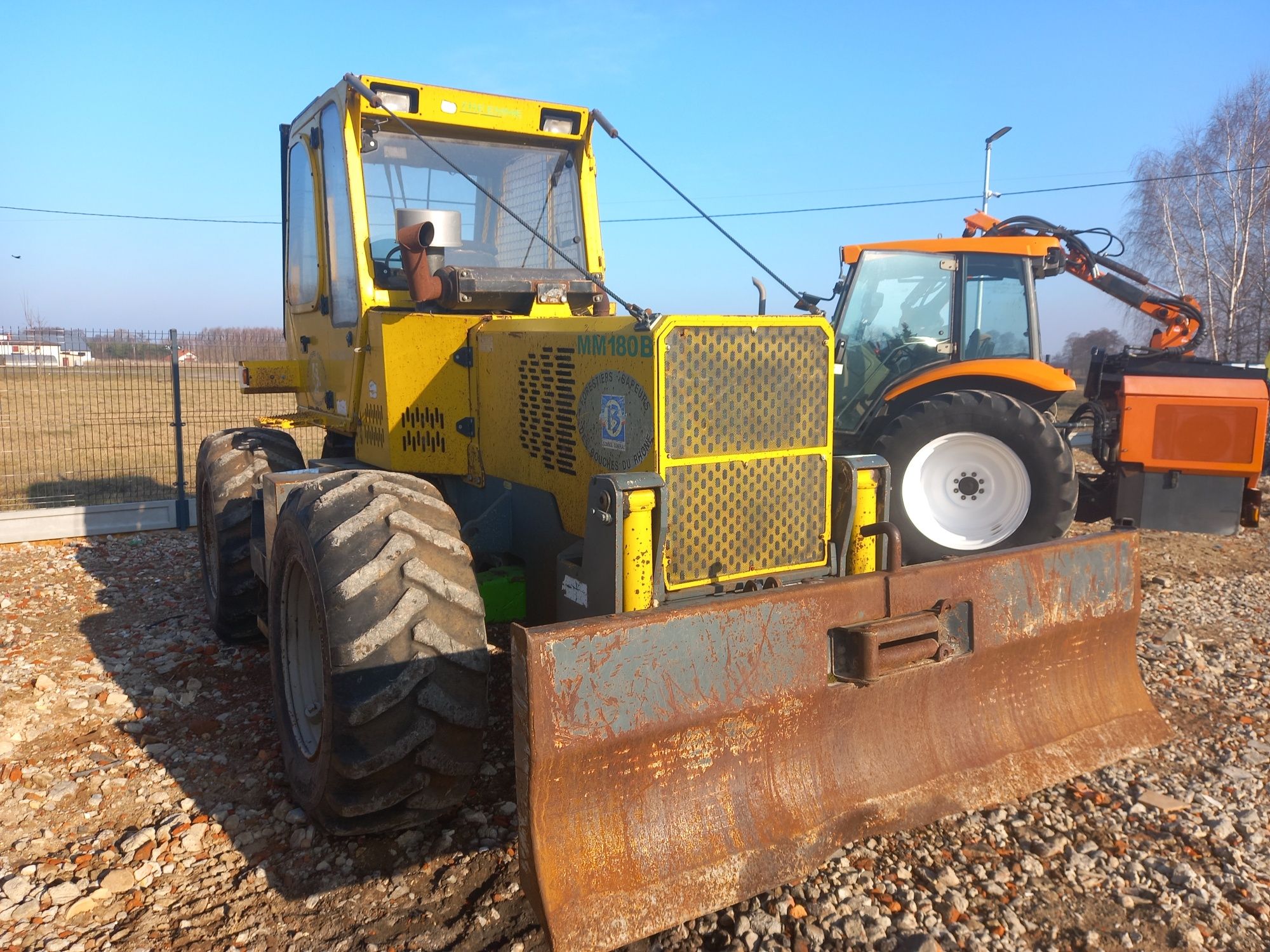 Merlo MM180B mulczer leśny do karczowania terenu lasku drzewek traktor