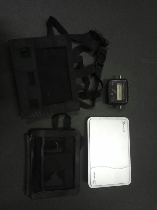 Antena satélite + cabeças de parabólica