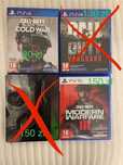 Seria CALL OF DUTY. Ceny podane na pudełkach. Niewykorzystane kody!