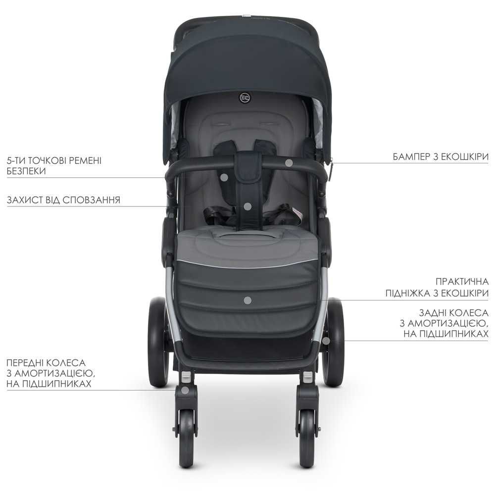 Детская прогулочная коляска EL Camino ME 1053N DYNAMIC PRO до 22 кг