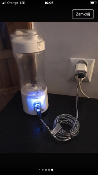 Blender kielichowy  Teswall do koktajli i soków USB