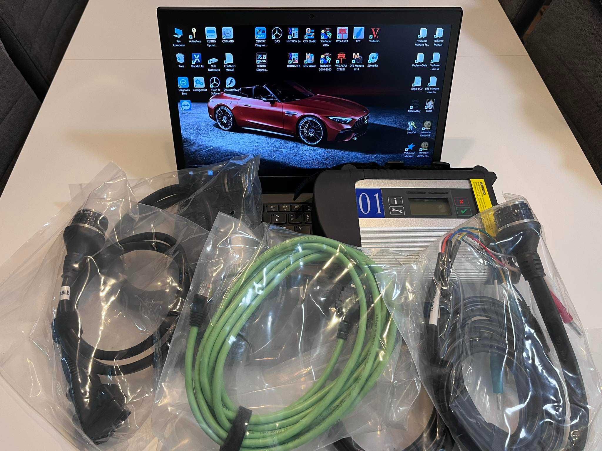 SERWISÓWKA MB Star Xentry DAS C4 C6 M6 DoIP Mercedes Benz Laptop