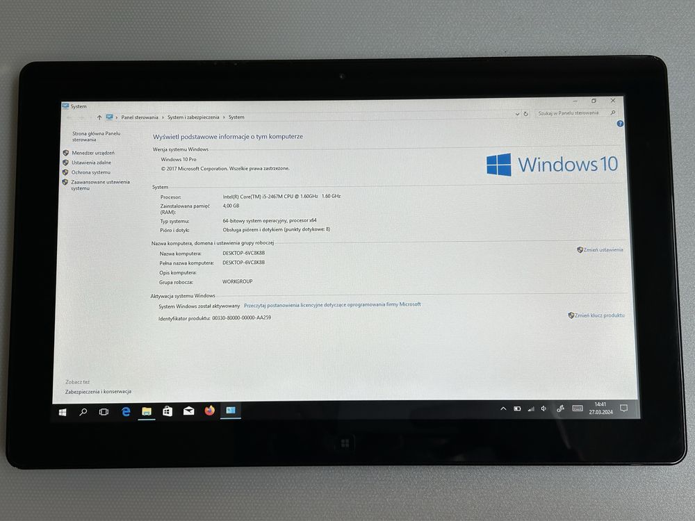 Tablet Samsung XE700T1A ,intel Core i5,Windows 10,SIM, 11.6”