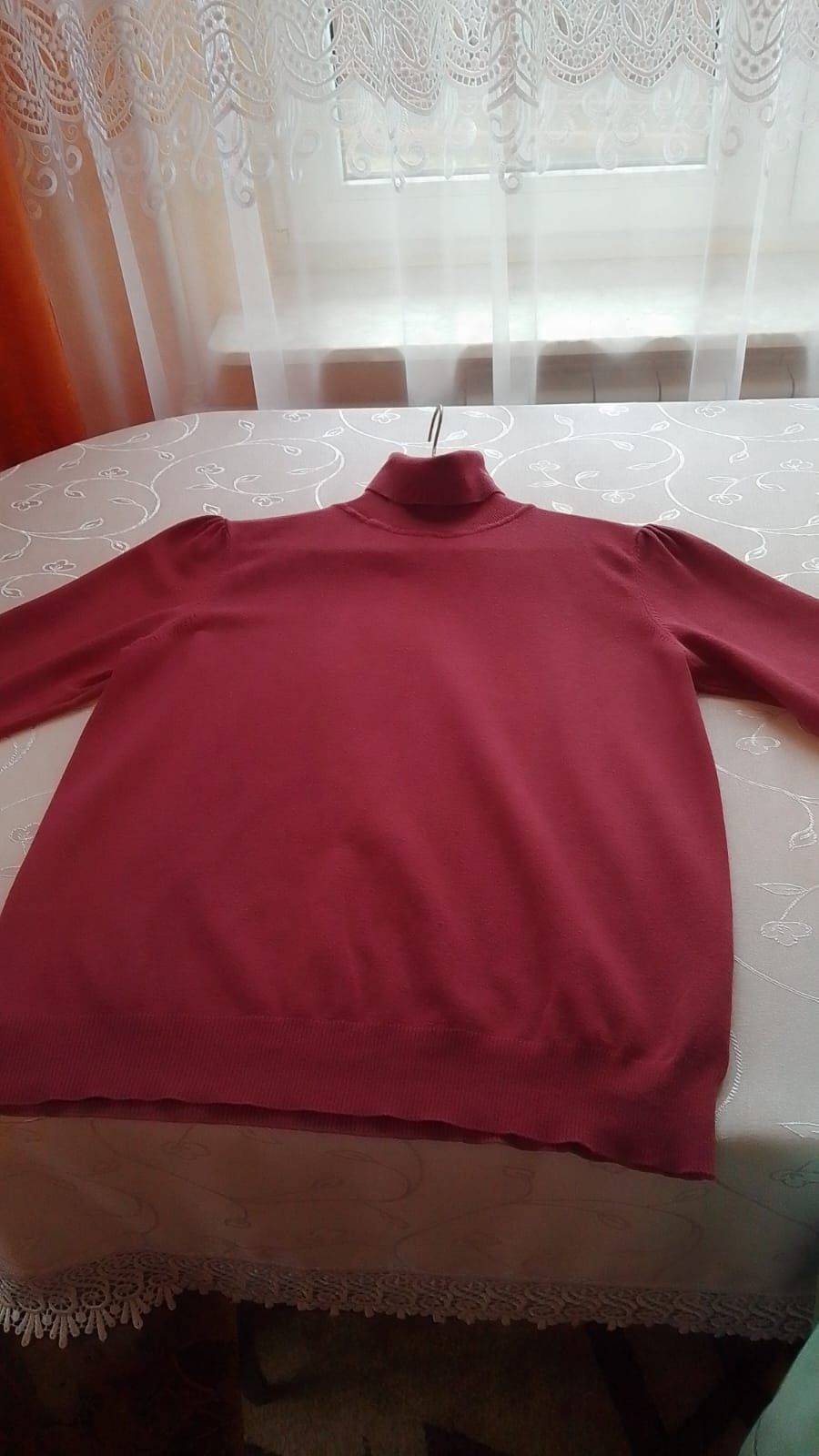 damski golf  bordowy