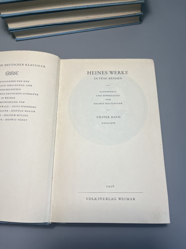 Heinrich Heine Werke - dzieła zebrane 5 tomów