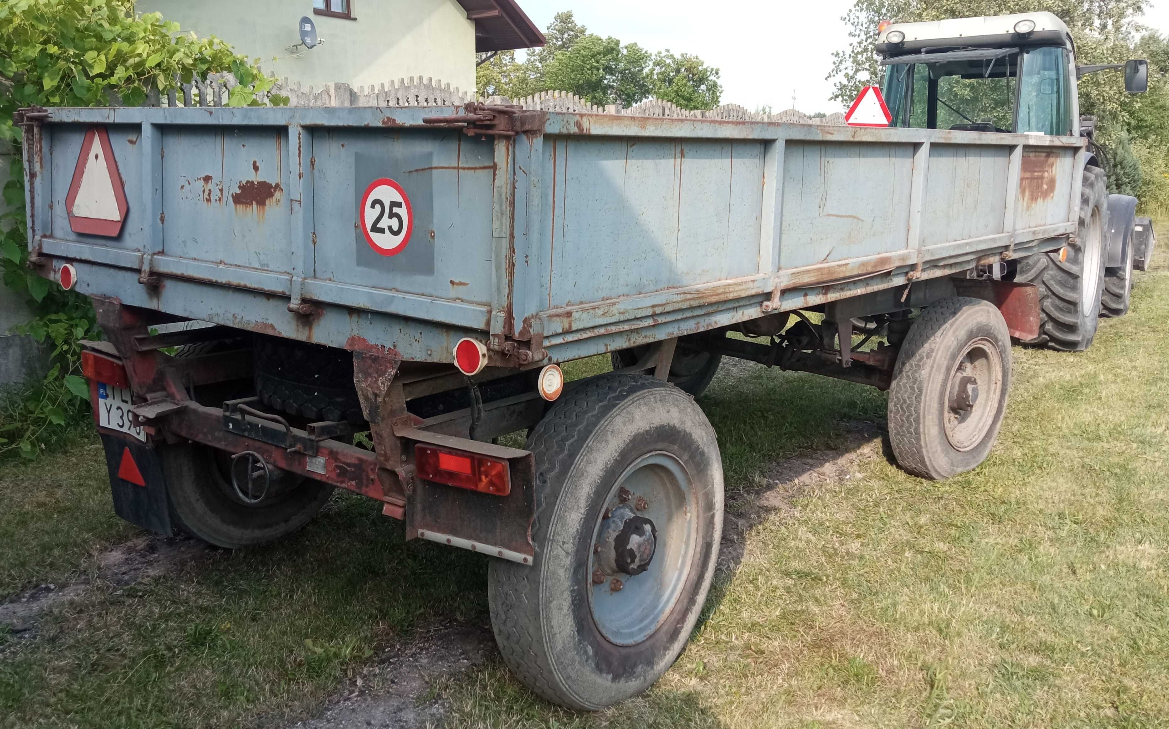 Przyczepa Autosan D50 sztywna 6t.