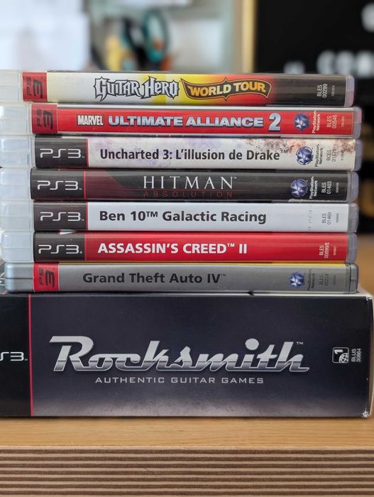 PS3 - Pack Consola+8 Jogos