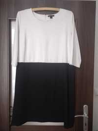 Sukienka czarno biała