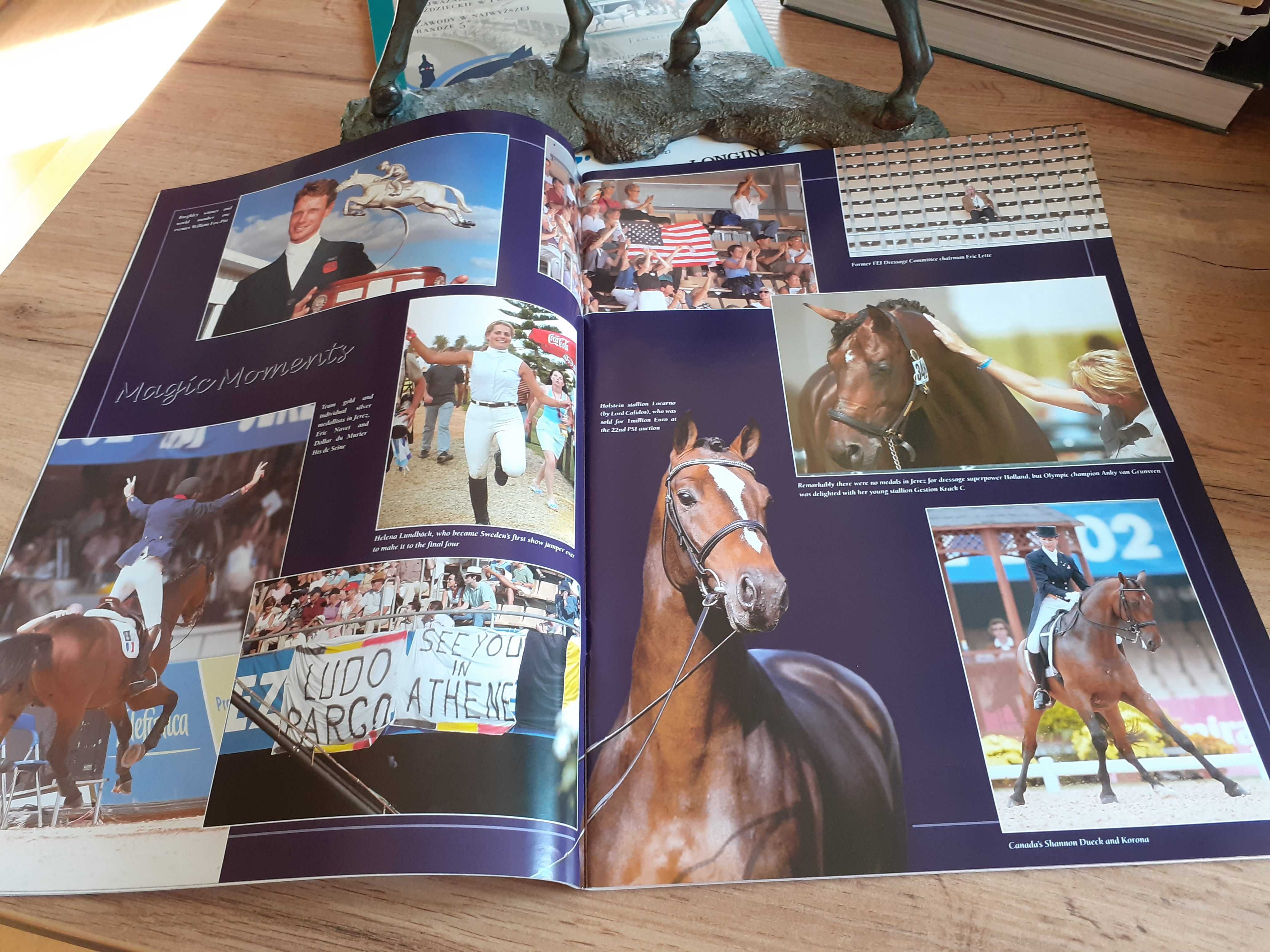 Horse International czasopismo jeździeckie, j.angielski. Konie, sport