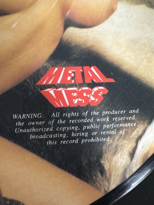 Iron Maiden - Seventh Tour picture disc winyl