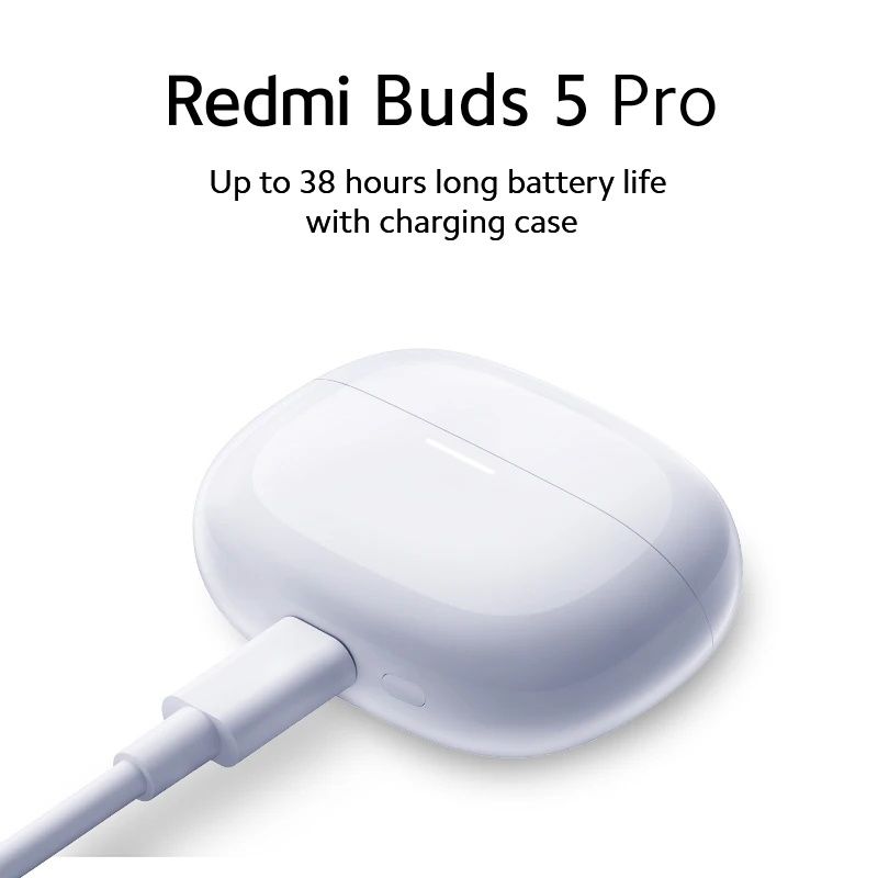 Навушники Xiaomi Redmi buds 5 Pro white (Global Version)